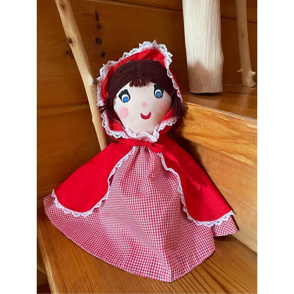 Vintage Topsy Turvy Little Red Riding Hood, Grandma, and Wolf